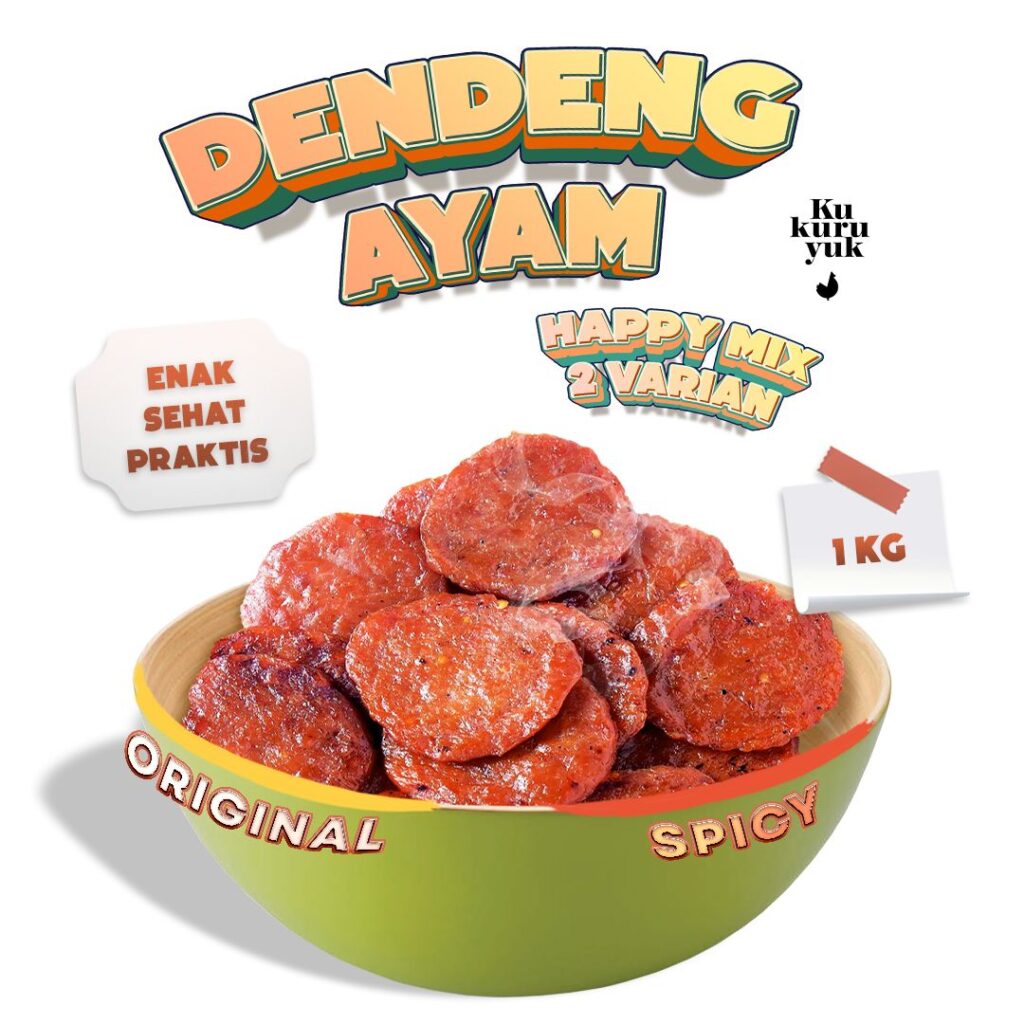 Happy Mix 2 Dendeng Ayam Original Spicy Varian