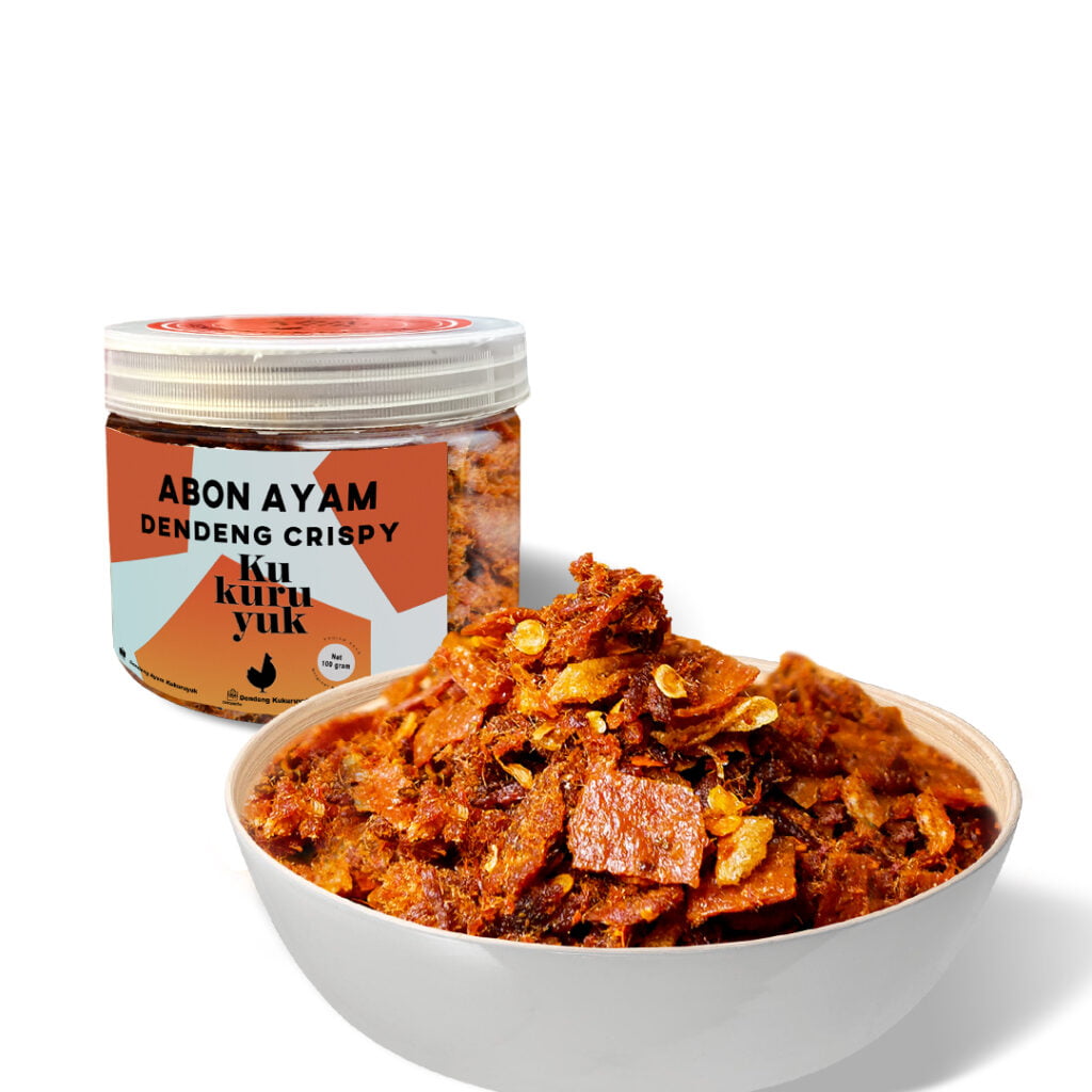 Abon Ayam - Kukuruyuk - Lauk Siap Saji - Homemade 100gr - Rasa Original & Pedas - Non MSG - Makanan Sehat Anak