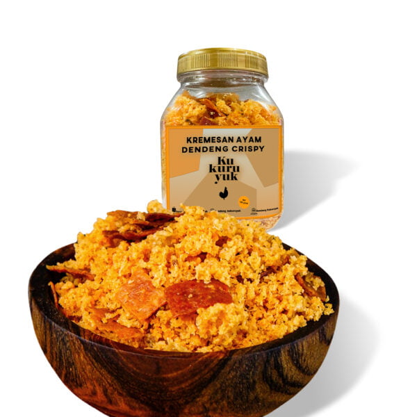 Kremesan Ayam Kukuruyuk - Makanan Siap Saji Original Ayam Kampung 100gr - Lauk Instan - Homemade - Non MSG - Kriuk
